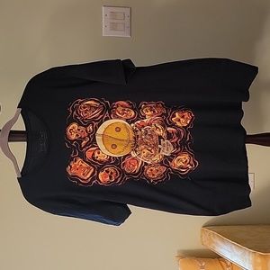 Black Graphic Tee - Men's Halloween Shirt
